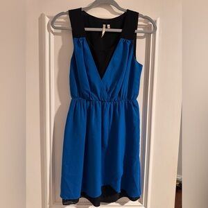 Blue & Black dress